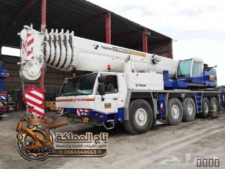 تأجير كرين 100طن أرامكو